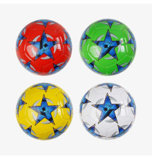 М`яч футбольний С 70291 (80) 4 види, розмір №5, матеріал м`яка EVA, 310-330 грамів, гумовий балон, ВИДАЄТЬСЯ ТІЛЬКИ МІКС ВИДІВ