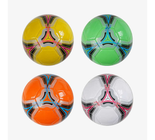 М`яч футбольний C 70297 (80) 4 види, вага 300-310 грамів, гумовий балон, матеріал PVC, розмір №5, ВИДАЄТЬСЯ МІКС – в наличии! Купите сейчас у KAZKOVA