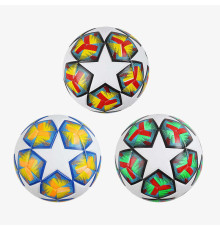 М`яч футбольний C 70315 (60) 3 кольори, розмір №5, матеріал TPE, 310-330 грамів, гумовий балон, ВИДАЄТЬСЯ ТІЛЬКИ МІКС ВИДІВ