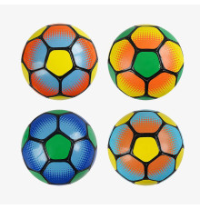 М`яч футбольний C 70236 (60) 4 види, вага 300-310 грамів, гумовий балон, матеріал PVC, розмір №5, ВИДАЄТЬСЯ МІКС