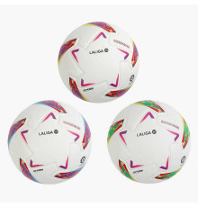 М`яч футбольний M 50362 (30) 3 види, вага 420 грамів, матеріал PU, балон гумовий, клеєний, (поставляється накачаним на 80), ВИДАЄТЬСЯ ТІЛЬКИ МІКС ВИДІВ