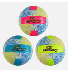 М`яч волейбольний M 48506 (60) "TK Sport", 3 види, матеріал м`який PVC, вага 280-300 грамів, розмір №5, ВИДАЄТЬСЯ ТІЛЬКИ МІКС ВИДІВ
