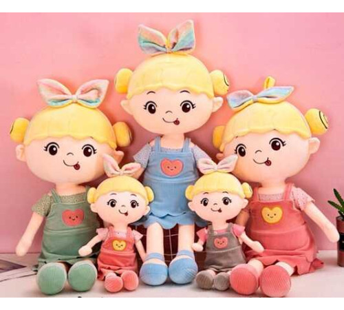 М`яка лялька M 16907 (80) висота 60 см, ВИДАЄТЬСЯ ТІЛЬКИ МІКС ВИДІВ