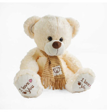 М'яка іграшка M 17373 (18) "Ведмедик", сидячий, висота - 50 см, у пакеті