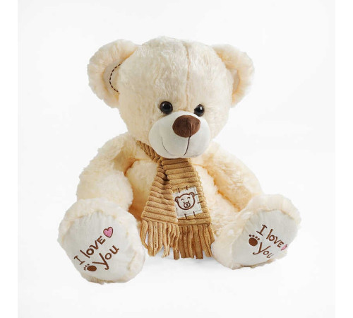 М'яка іграшка M 17373 (18) "Ведмедик", сидячий, висота - 50 см, у пакеті