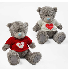 М`яка іграшка M 17965 (107) 2 види, “Ведмедик”, висота 40 см, синтепоновий наповнювач