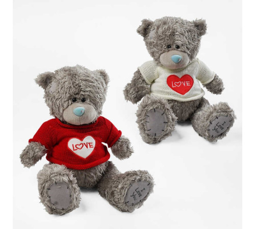 М`яка іграшка M 17965 (107) 2 види, “Ведмедик”, висота 40 см, синтепоновий наповнювач