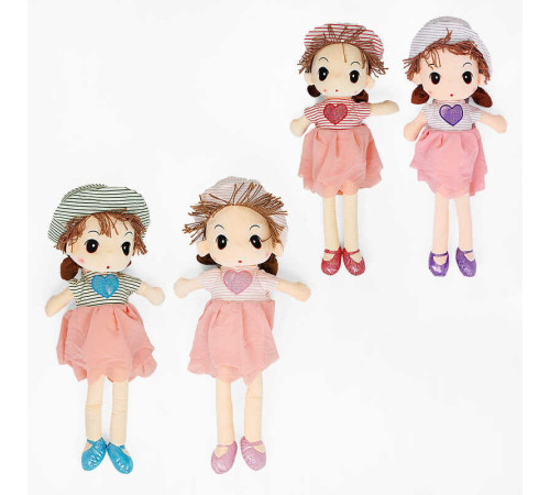 М`яка лялька M 16975 (60) 4 види, ВИДАЄТЬСЯ МІКС висота 64 см