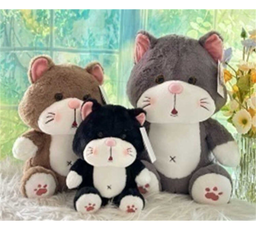 М’яка іграшка M 17989 (100) “Котик”, висота 31 см