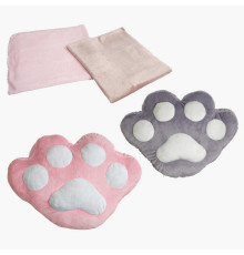 гр М’яка іграшка "Лапка-плед" 81293 (1) 2 види, 30 см, розміри пледа: 100х80 см