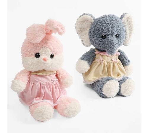 М`яка іграшка M 18658 (100) 2 види, середня висота - 43 см, знімна сукня