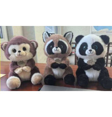 М`яка іграшка M 18458 (200) 3 види, “Тваринка”, висота 25 см, окастик, ВИДАЄТЬСЯ ТІЛЬКИ МІКС ВИДІВ