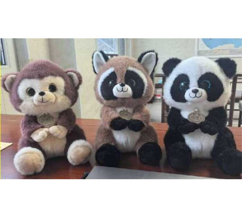 М`яка іграшка M 18458 (200) 3 види, “Тваринка”, висота 25 см, окастик, ВИДАЄТЬСЯ ТІЛЬКИ МІКС ВИДІВ