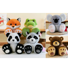 М`яка іграшка M 18474 (80) “Тваринка”, середня висота 20 см, ВИДАЄТЬСЯ ТІЛЬКИ МІКС ВИДІВ