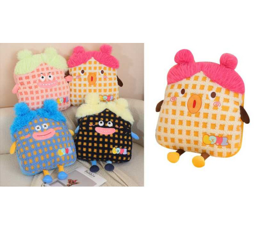 М`яка іграшка M 18902 (50) висота: 30 см, плед: 90х173 см, муфта, ВИДАЄТЬСЯ ТІЛЬКИ МІКС ВИДІВ