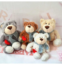 М'яка іграшка К 17977 (100) "Ведмедик", 4 види, 33 см, ВИДАЄТЬСЯ ТІЛЬКИ МІКС ВИДІВ