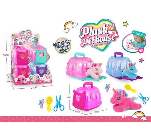 Улюбленці DR 5029 (9) “Єдиноріг”, переноска, аксесуари, ЦІНА ЗА 8 ШТУК У БЛОЦІ