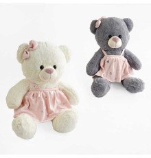 М`яка іграшка M 17377 (30) 2 кольори, "Ведмедик", висота - 40 см, у пакеті ВИДАЄТЬСЯ ТІЛЬКИ МІКС ВИДІВ