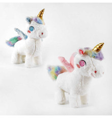 М`яка іграшка M 14301 (160) "Єдиноріг", висота 35 см