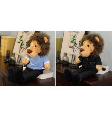 М`яка іграшка M 14657 (150) ВИДАЄТЬСЯ ТІЛЬКИ МІКС ВИДІВ, "Лев", 48 см