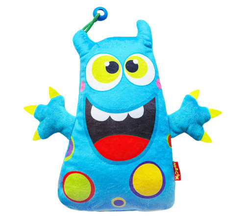 гр Іграшка м’яконабивна МС 090102-06 "Монстрик" колір блакитний (10) "Масік", висота 31 см