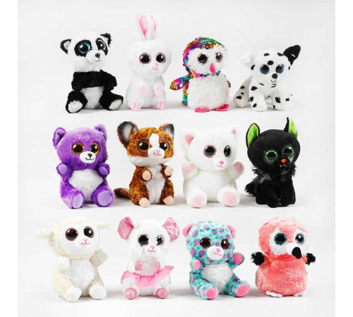 М`яка іграшка M 15963 (420) “Окастик”, висота 13 см, ВИДАЄТЬСЯ ТІЛЬКИ МІКС ВИДІВ