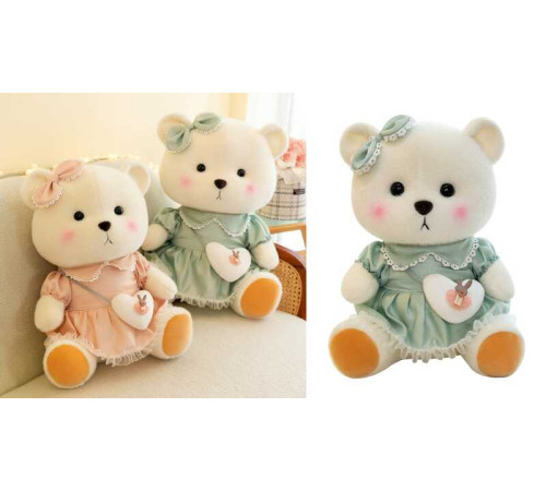 М`яка іграшка M 18490 (75) 2 види, “Ведмедик”, висота: 39 см, ВИДАЄТЬСЯ МІКС