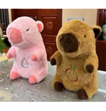 М'яка іграшка Капібара M 18607 (100) 2 кольори, висота 30 см, в пакеті , ВИДАЄТЬСЯ ТІЛЬКИ МІКС ВИДІВ