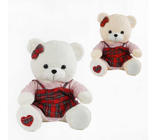 М`яка іграшка M 17381 (30) 2 кольори, “Ведмедик”, висота у сидячому положенні 46 см, у пакеті