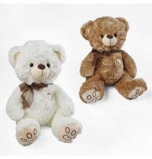 М`яка іграшка M 18112 (21) “Ведмедик”, 2 кольори, висота 47см, сидяча, пластикові очі