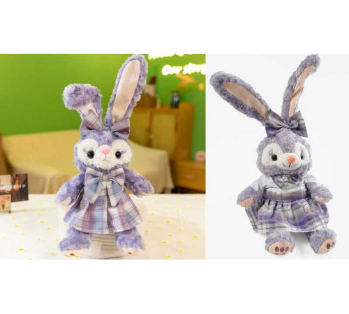 М`яка іграшка M 18239 (60) герой, висота 31см, сидяча, пластикові очі, сукня, бантик