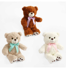 М`яка іграшка M 18480 (150) 3 кольори, “Ведмедик”, висота: 36 см, ВИДАЄТЬСЯ МІКС