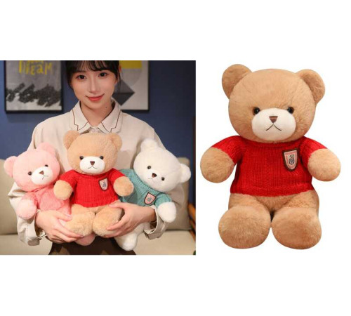 М`яка іграшка M 18533 (80) 4 кольори, “Ведмедик”, висота: 28 см, ВИДАЄТЬСЯ МІКС