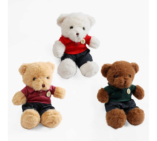 М`яка іграшка M 18574 (120) 3 види, “Ведмедик”, висота: 30 см, ВИДАЄТЬСЯ МІКС