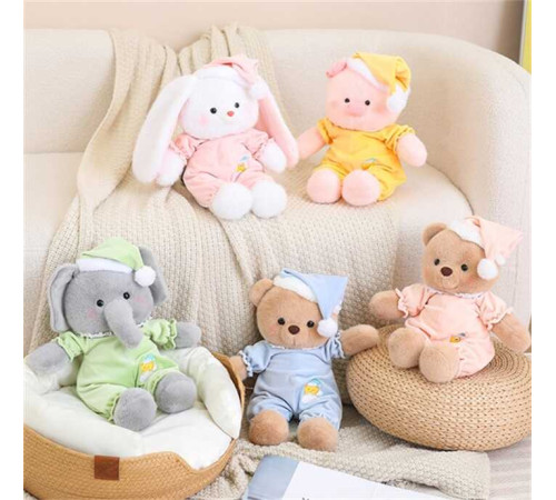 М'яка іграшка M 18544 (180) 5 видів, "Звірятко", середня висота - 35 см, ВИДАЄТЬСЯ МІКС