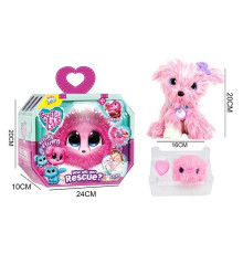 М`яка іграшка 5026 /27/28 (60/2) тваринка дзеркало, щітка для розчісування, в коробці