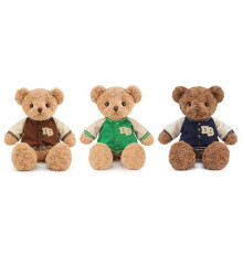 М`яка іграшка M 19265 (75) 3 види, “Ведмедик”, висота: 31 см, одяг знімається