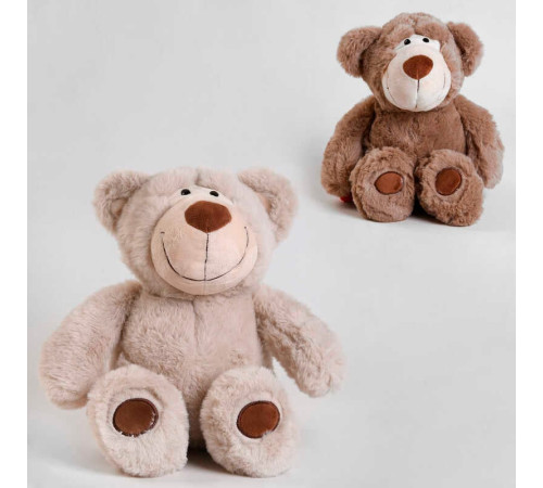 М'яка іграшка K 18090 (100) "Ведмідь з сердечком", 2 кольори, висота 37см