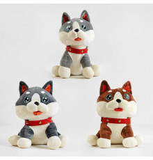 М’яка іграшка M 14665 / 14666 (75) хаскі, висота 36 см ВИДАЄТЬСЯ ТІЛЬКИ МІКС ВИДІВ