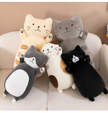 М'яка іграшка С 62891 (30) 5 видів, “Котик”, розмір 67х34 см, ВИДАЄТЬСЯ ТІЛЬКИ МІКС