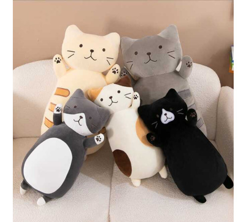 М'яка іграшка С 62891 (30) 5 видів, “Котик”, розмір 67х34 см, ВИДАЄТЬСЯ ТІЛЬКИ МІКС