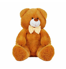гр М`яка іграшка "Ведмедик" колір світло-коричневий В62811 висота 1,3 м (1) в пакеті