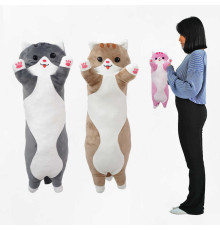 гр М`яка іграшка "Кіт Батон" К45238 (1) довжина 50 см, у пакеті ВИДАЄТЬСЯ МІКС ВИДІВ