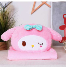 М`яка іграшка M 18282 (50) герой, текстильна, 38 см, плед