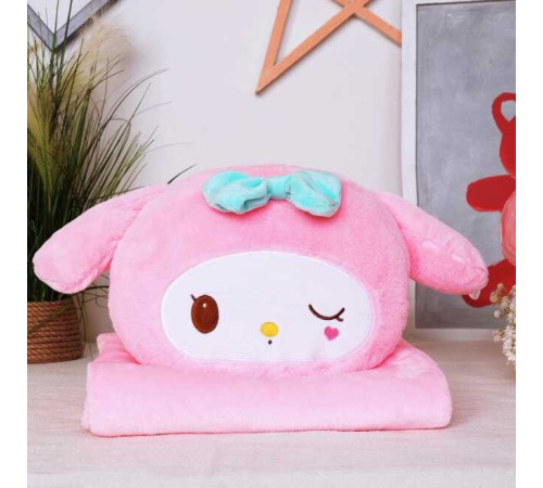 М`яка іграшка M 18282 (50) герой, текстильна, 38 см, плед