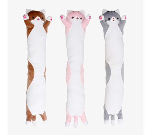 гр М`яка іграшка "Кіт Батон" К22135 (1) довжина 130 см, у пакеті ВИДАЄТЬСЯ МІКС ВИДІВ