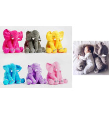 М'яка іграшка M 47430 (36) ВИДАЄТЬСЯ ТІЛЬКИ МІКС ВИДІВ, 6 кольорів, слоник, 48 см