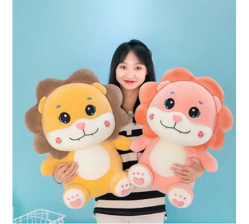 М`яка іграшка M 14720 (45) 2 кольори, левеня, висота 42 см