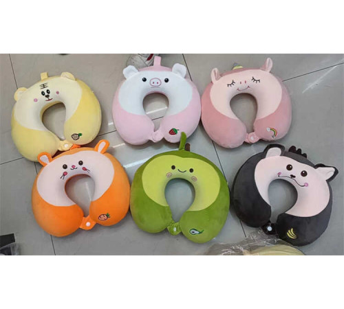 Подушка-підголовник M 16208 (50) довжина 31 см, ВИДАЄТЬСЯ ТІЛЬКИ МІКС ВИДІВ