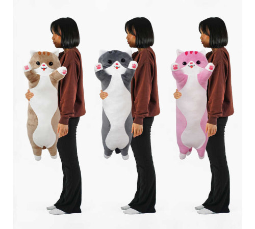 гр М`яка іграшка "Кіт Батон" К79108 (1) довжина 90 см, у пакеті ВИДАЄТЬСЯ МІКС ВИДІВ